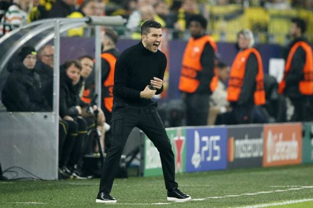 DORTMUND - Borussia Dortmund coach Nuri Sahin during the UEFA Champions League match between Borussia Dortmund and Celtic FC at the Signal Iduna Park on Oct. 01, 2024 in Dortmund, Germany. ANP Hollandse Hoogte BART STOUTJESDIJK UEFA Champions League 2024 25 League Phase MD2 2024 25 xVIxANPxSportx xBartxStoutjesdijkxIVx 509870369 originalFilename: 509870369.jpg