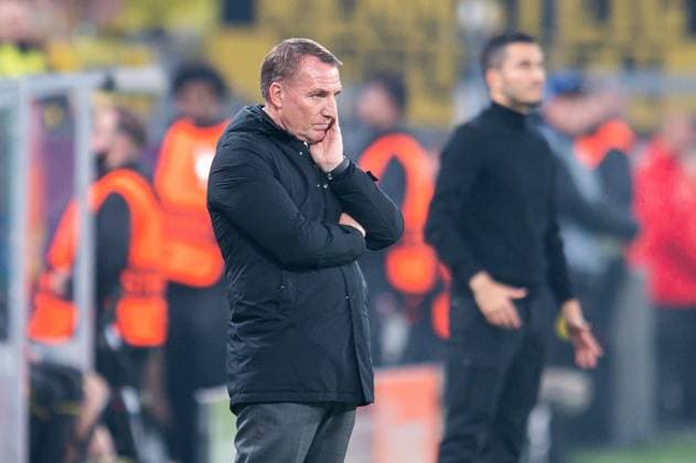 01 10 2024 Football, 2024 2025, Champions League, Group stage, Matchday 2, Borussia Dortmund Celtic Glasgow Brendan Rodgers Coach Celtic