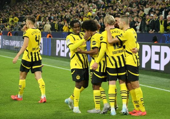 01 10 2024, xgrfx, Football UEFA Champions League, Borussia Dortmund Celtic Glasgow emspor, v l Tor, Karim Adeyemi Borussia Dortmund DFL DFB REGULATIONS PROHIBIT ANY USE OF PHOTOGRAPHS as IMAGE SEQUENCES and or QUASI VIDEO Dortmund