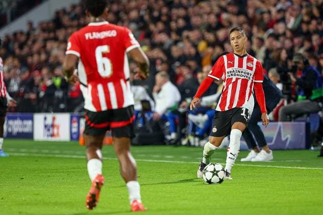EINDHOVEN, 12-05-2019, Philips stadium. Dutch football, Champions League, season 2024-2025. Player PSV Mauro Junior PSV - Sporting CP  x26369199x Copyright: