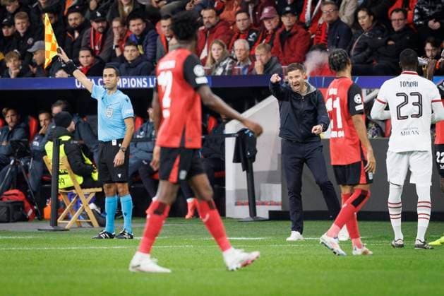 UEFA Champions League, Bayer 04 Leverkusen AC Milan 01 10 2024 Xabi Alonso Head Coach Bayer 04 Leverkusen UEFA Champions League, Bayer 04 Leverkusen AC Milan, Matchday 2 on 01 10 2024 at BayArena in Leverkusen Copyright: xBEAUTIFULxSPORTS AxelxKohringx