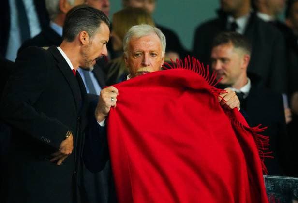 Stan Kroenke attends the match Arsenal v Paris Saint-Germain, UEFA Champions League, Group Stage, Football, Emirates Stadium, London, UK, 01 Oct 2024 EDITORIAL USE ONLY No use with unauthorised audio, video, data, fixture lists, club league logos or live services. Online in-match use limited to 120 images, no video emulation. No use in betting, games or single club league player publications. Copyright: xJavierxGarcia Shutterstockx 14750159y