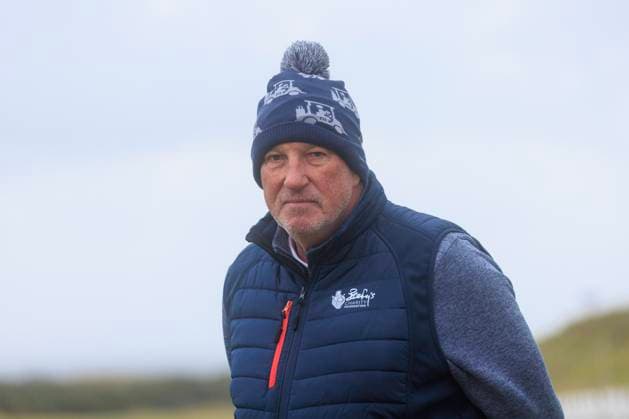 1st October 2024; Kingsbarns Golf Links, Fife, Scotland; Alfred Dunhill Links Golf Championship, Second Practice Day; Former England cricketer Ian Botham on the putting green at Kingsbarns Golf Links, before a practice round ahead of the Dunhill Links Championship  ActionPlus12698730 DavidxYoung