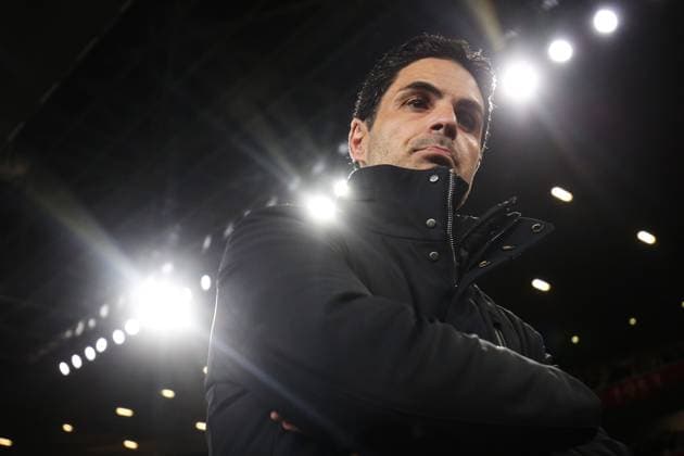 Arsenal gegen PSG 1. Oktober 2024, London UEFA Champions™s League Fußball Arsenal gegen Paris Saint Germain Arsenal-Manager Mikel Arteta Foto Charlotte Wilson Abseits London UK  Copyright: xCharlottexWilsonx xOffsidexOffside