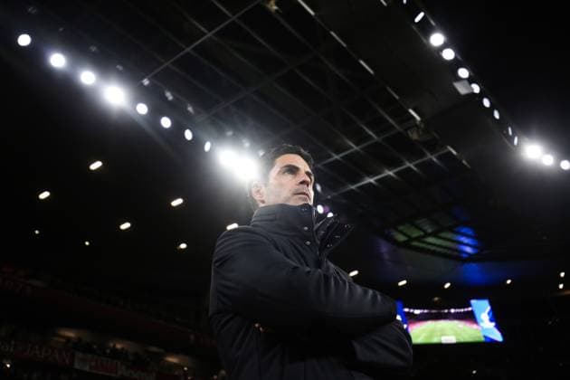 Arsenal gegen PSG 1. Oktober 2024, London UEFA Champions™s League Fußball Arsenal gegen Paris Saint Germain Arsenal-Manager Mikel Arteta Foto Charlotte Wilson Abseits London UK  Copyright: xCharlottexWilsonx xOffsidexOffside