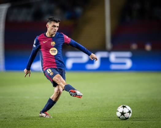 Barcelona vs Young Boys Pedri in action during the game against Young Boys valid for Champions League at the Olimpic Lluis Companys stadium, in Barcelona, today october 1, 2024. Copyright: xx _RR_0033