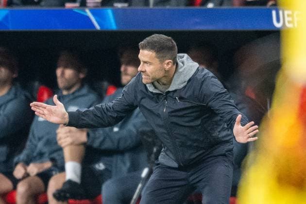 01 10 2024, Football UEFA Champions League, Season 2024 2025, Matchday 2, Bayer 04 Leverkusen AC Milan at the BayArena in Leverkusen Xabi Alonso Bayer 04 Leverkusen, coach wants his team to narrow the gap Photo Kirchner Media TH Copyright: xKirchner-Media THx