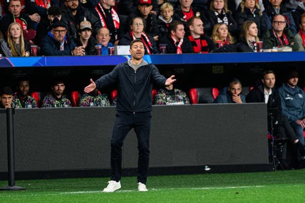 LEVERKUSEN, GERMANY - 1 OCTOBER, 2024: Xabi Alonso, The UEFA Champions League match between Bayer 04 Leverkusen vs AC Milan at BayArena  Copyright: xVItaliixKliuievx