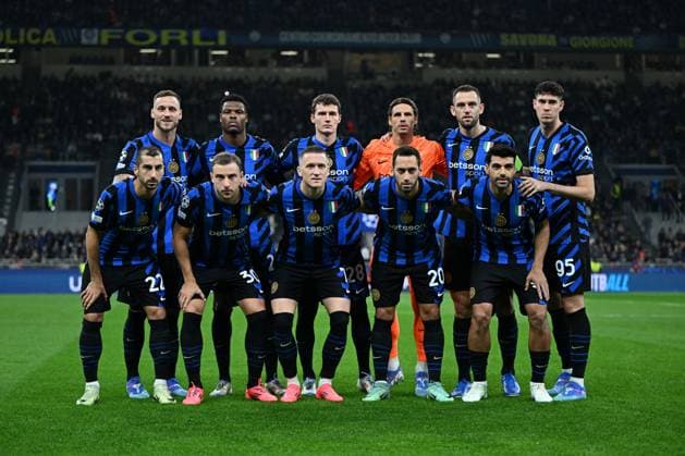 Lineup of FC Inter during the UEFA Champions League stage match Phase MD2 between Inter FC Internazionale and Stella Rossa FC, on 1 of October 2024, at Giuseppe Meazza San Siro Siro stadium in Milan, Italy  Copyright: xTizianoxBallabio IPAxSportx xipax xx IPA_50243065 IPA_Agency_IPA50243065