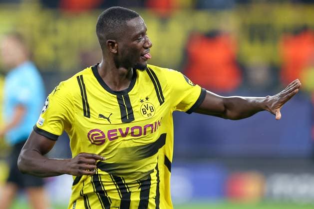 01 10 2024, Football, UEFA Champions League, Borussia Dortmund Celtic Glasgow, Matchday 2, Signal Iduna Park, Season 2024 2025 Goal celebration after the 6 1 by Serhou Guirassy BVB 9 North Rhine-Westphalia Germany