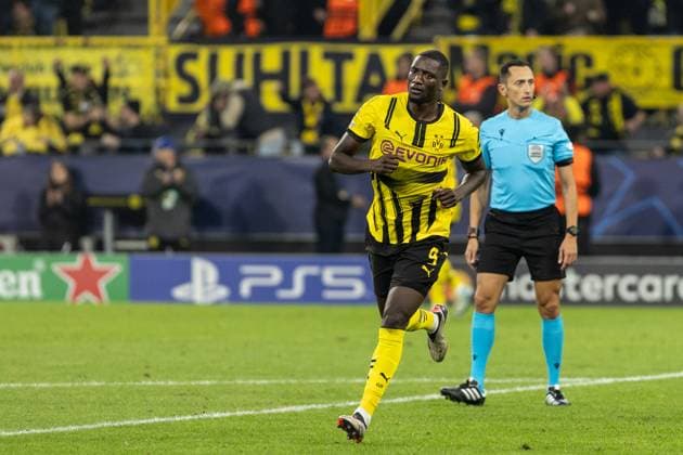 UEFA Champions League Borussia Dortmund Celtic Glasgow 01 10 2024 Serhou Guirassy Borussia Dortmund, 9 in jubilation, 6 1 UEFA Champions League Borussia Dortmund Celtic Glasgow Signal Iduna Park, Dortmund 01 10 2024 Copyright: xBEAUTIFULxSPORTS Buriakovx