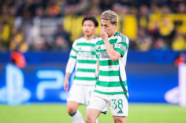 01 10 2024 Football, 2024 2025, Champions League, Group stage, Matchday 2, Borussia Dortmund Celtic Glasgow Daizen Maeda Celtic