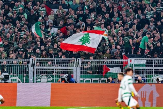 01 10 2024, Borussia Dortmund vs Celtic Glasgow, UEFA Champions League, Matchday 2 Lebanon Flag Lebanon Flag Copyright: xBahhoxKarax