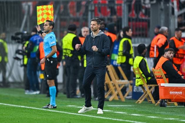 01 10 2024, Football, Champions League, Matchday 2, Season 2024 2025, Bayer 04 Leverkusen AC Milan, Coach Xabi Alonso Bayer Leverkusen xRHR PHOTO TKx Copyright: RHR-FOTOx RHR-FOTO TK