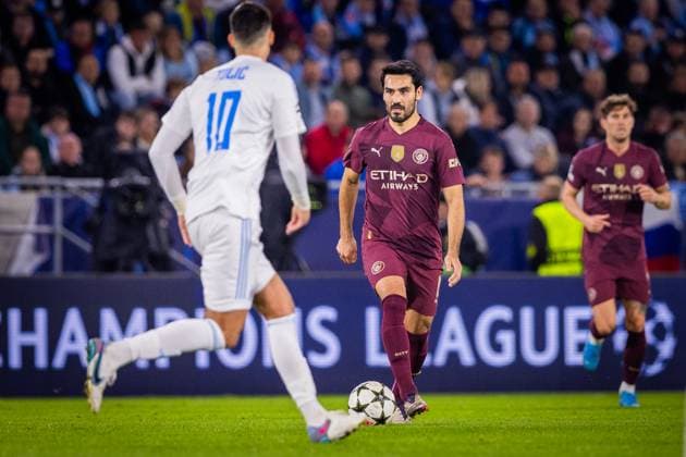 SLOVAN BRATISLAVA - MANCHESTER CITY Ilkay Gundogan of Man City during the UEFA Champions League, league stage match between SK Slovan Bratislava and Manchester City. Bratislava, Slovakia, October 01, 2024. PUBLICATION NOT IN SLOVAKIA Copyright: xx slovanbratislava_manchestercity_championsleague123
