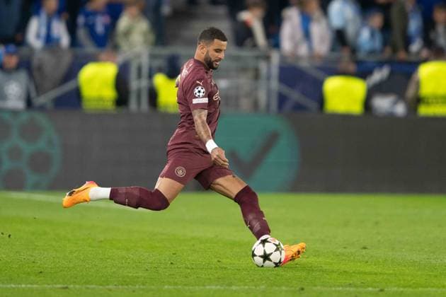 Kyle Walker during UEFA Champions league match, SK Slovan Bratislava - Manchester City , 01. october 2024 Copyright: xMICHALxFAJT,ZOSPORTU.SKx DSC_2837