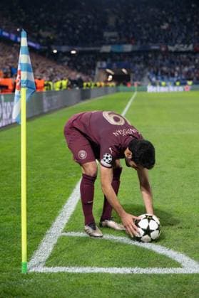Ilkay Gundogan before corner kick during UEFA Champions league match, SK Slovan Bratislava - Manchester City , 01. october 2024 Copyright: xMICHALxFAJT,ZOSPORTU.SKx FAJ_5967