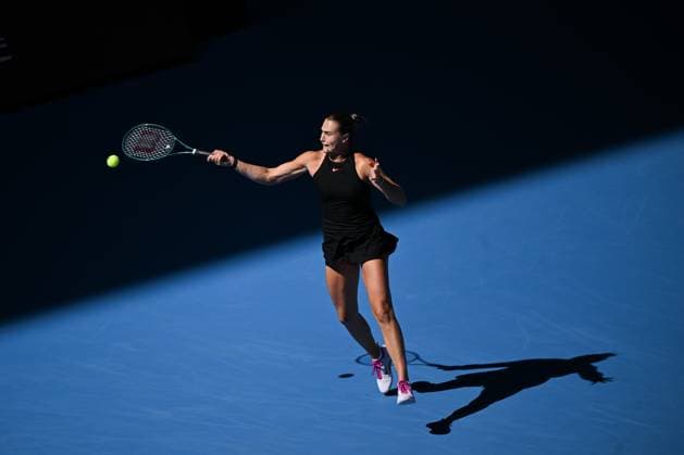 (241002) -- BEIJING, Oct. 2, 2024 -- Aryna Sabalenka of Belarus returns the ball during the Women s Singles Round of 16 match between Aryna Sabalenka of Belarus and Madison Keys of the United States at the 2024 China Open tennis tournament in Beijing, capital of China, Oct. 2, 2024. ) (SP)CHINA-BEIJING-TENNIS-CHINA OPEN-WOMEN S SINGLES (CN) ZhangxLong 