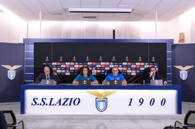 SS Lazio head coach Marco Baroni attends during the UEFA Europa League 2024 25 League Phase MD2 press conference, PK, Pressekonferenz at Formello Training Center on October 02, 2024 in Rome, Italy. - Soccer  Copyright: xFabrizioxCorradetti IPAxSportx x xx IPA_50269791 IPA_Agency_IPA50269791