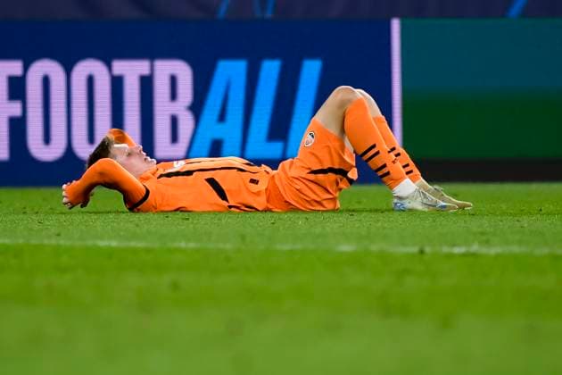 Artem Bondarenko Shakhtar Donetsk disappointed, UEFA Champions League 2024 25 League Phase MD2, FC Shakhtar Donetsk v Atalanta BC, Veltins Arena, 02 10 2024, Gelsenkirchen, Germany Defodi 067 SCDATB20241002 150 Defodi-067