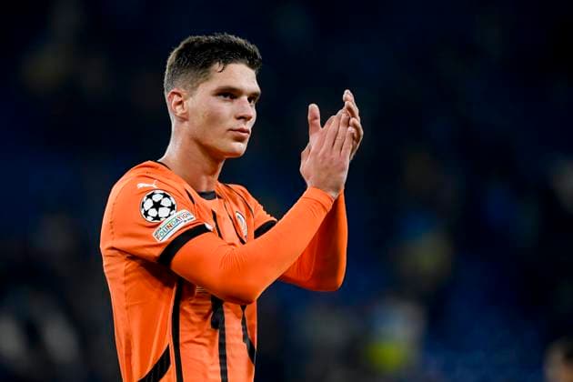 Georgiy Sudakov Shakhtar Donetsk disappointed, UEFA Champions League 2024 25 League Phase MD2, FC Shakhtar Donetsk v Atalanta BC, Veltins Arena, 02 10 2024, Gelsenkirchen, Germany Defodi 067 SCDATB20241002 154 Defodi-067