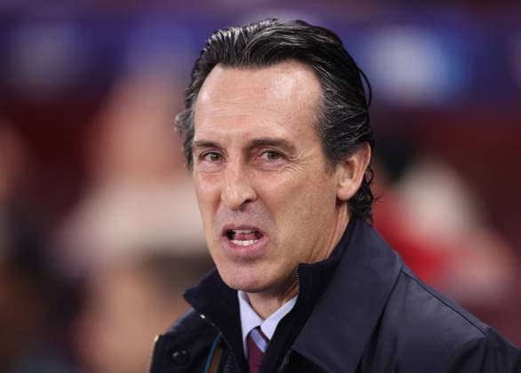Birmingham, England, 2nd October 2024. Unai Emery, head coach of Aston Villa during the UEFA Champions League match at Villa Park, Birmingham. Picture credit should read: Cameron Smith Sportimage EDITORIAL USE ONLY. No use with unauthorised audio, video, data, fixture lists, club league logos or live services. Online in-match use limited to 120 images, no video emulation. No use in betting, games or single club league player publications. SPI-3354-0026