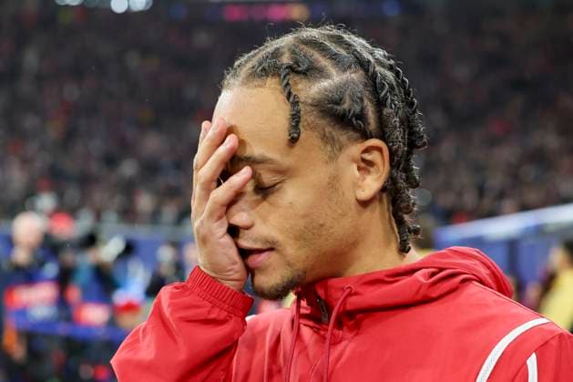 Xavi Simons RB Leipzig looks disappointed, UEFA Champions League 2024 25 League Phase MD2, RB Leipzig v Juventus, Red Bull Arena on October 02, 2024 in Leipzig, Germany Photo by Marco Steinbrenner DeFodi Images Xavi Simons RB Leipzig looks disappointed, UEFA Champions League 2024 25 League Phase MD2, RB Leipzig v Juventus, Red Bull Arena Leipzig , October 2, 2024 in Leipzig, Germany Photo by Marco Steinbrenner DeFodi Images Defodi 700 leipzig juve 20241002 010 Defodi-700