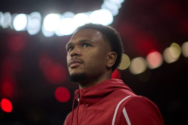 02 10 2024, Football, Men, Champions League, League phase, 2024 2025, Matchday 2, RB Leipzig Juventus Turin Lois Openda 11, RB Leipzig , Portrait, at the run-in of the teams Leipzig Red Bull Arena Saxony Germany