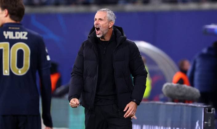 RB Leipzig Juventus Turin Champions League Leipzig, 02 10 2024, Red Bull Arena, Football, UEFA Champions League, Matchday 2 , RB Leipzig vs Juventus Turin , In the picture Coach Marco Rose, RB Leipzig , For editorial use only , UEFA regulations prohibit any use of photographs as image sequences and or quasi video ,