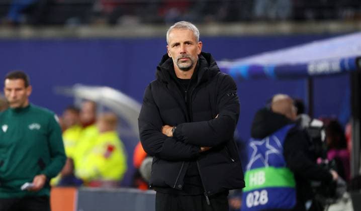 RB Leipzig Juventus Turin Champions League Leipzig, 02 10 2024, Red Bull Arena, Football, UEFA Champions League, Matchday 2 , RB Leipzig vs Juventus Turin , In the picture Coach Marco Rose, RB Leipzig , For editorial use only , UEFA regulations prohibit any use of photographs as image sequences and or quasi video ,