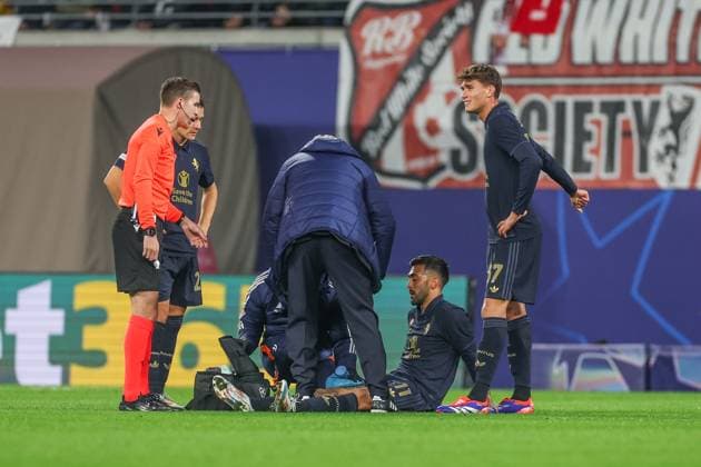 02 10 2024, Football, Season 2024 2025, Champions League, Matchday 2, RB Leipzig Juventus Turin, Nico Gonzales Juventus Turin Leipzig RB Arena Saxony Germany xRHR PHOTO TRx Copyright: TimxRehbein RHR-FOTOx RHR-FOTO TR