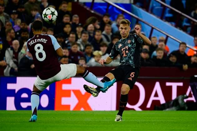 Aston Villa v Bayern Munich , Birmingham, UK - 02 Oct 2024 Joshua Kimmich of Bayern Munich during the UEFA Champions League game between Aston Villa and Bayern Munich at Villa Park, Birmingham on 02 Oct 2024 Birmingham Villa Park Birmingham GBR Copyright: xGeorgexWass PPAUKx PPA-139816