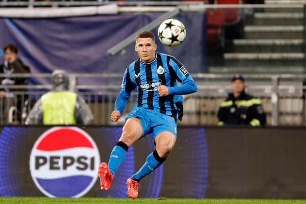 Sturm Graz v Club Brugge - UEFA Champions League KLAGENFURT, AUSTRIA - OCTOBER 02 : Tzolis Christos forward of Club Brugge pictured during the UEFA Champions League phase matchday 2 match between Sturm Graz and Club Brugge at the Worthersee Stadion on October 2, 2024 in Klagenfurt, Austria, 02 10 2024 Klagenfurt Austria  Copyright: xJanxDexMeuleneirx
