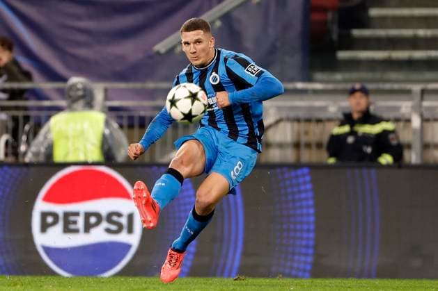 Sturm Graz v Club Brugge - UEFA Champions League KLAGENFURT, AUSTRIA - OCTOBER 02 : Tzolis Christos forward of Club Brugge pictured during the UEFA Champions League phase matchday 2 match between Sturm Graz and Club Brugge at the Worthersee Stadion on October 2, 2024 in Klagenfurt, Austria, 02 10 2024 Klagenfurt Austria  Copyright: xJanxDexMeuleneirx