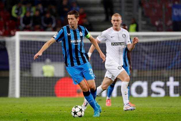 Sturm Graz v Club Brugge - UEFA Champions League KLAGENFURT, AUSTRIA - OCTOBER 02 : Vanaken Hans midfielder of Club Brugge pictured during the UEFA Champions League phase matchday 2 match between Sturm Graz and Club Brugge at the Worthersee Stadion on October 2, 2024 in Klagenfurt, Austria, 02 10 2024 Klagenfurt Austria  Copyright: xJanxDexMeuleneirx