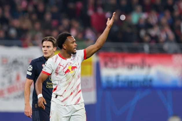 Lois Openda RB Leipzig gestures, UEFA Champions League 2024 25 League Phase MD2, RB Leipzig v Juventus, Red Bull Arena on 02 October 2024 in Leipzig, Germany Photo by Marco Steinbrenner DeFodi Images Lois Openda RB Leipzig gestures, UEFA Champions League 2024 25 League Phase MD2, RB Leipzig v Juventus, Red Bull Arena Leipzig , October 2, 2024 in Leipzig, Germany Photo by Marco Steinbrenner DeFodi Images Defodi 700 leipzig juve 20241002 053 Defodi-700