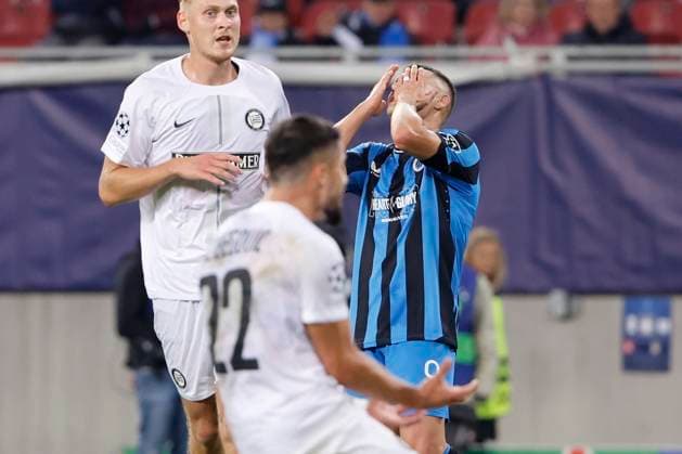 Sturm Graz v Club Brugge - UEFA Champions League KLAGENFURT, AUSTRIA - OCTOBER 02 : Jutgla Ferran forward of Club Brugge pictured during the UEFA Champions League phase matchday 2 match between Sturm Graz and Club Brugge at the Worthersee Stadion on October 2, 2024 in Klagenfurt, Austria, 02 10 2024 Klagenfurt Austria  Copyright: xJanxDexMeuleneirx
