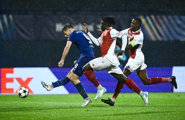 GNK Dinamo v AS Monaco - UEFA Champions League 2024 25 League Phase MD2 ZAGREB, CROATIA - OCTOBER 2: Bruno Petkovic of Dinamo Zagreb in action during UEFA Champions League 2024 25 League Phase MD2 match between GNK Dinamo v AS Monaco at Maksimir Stadion on October 2, 2024 in Zagreb, Croatia.  MarkoxLukunic PIXSELL