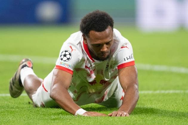 Lois Openda disappointed during UEFA Champions league match, RB Leipzig - Juventus Turin , 01. october 2024 Copyright: xMICHALxFAJT,ZOSPORTU.SKx DSC_4147