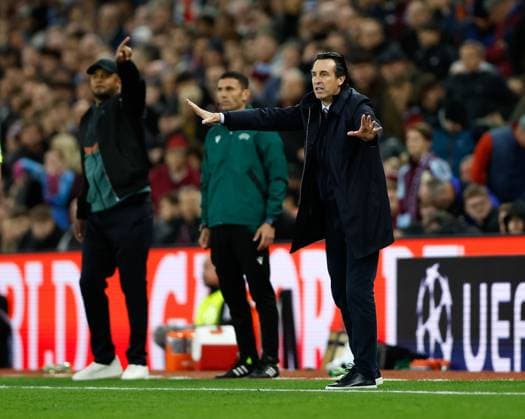 Unai Emery the Aston Villa manager Aston Villa v Bayern Munich, Football, UEFA Champions League, Villa Park, Birmingham, UK - 02 10 2024 Editorial use only  Copyright: xMattxImpey Shutterstockx 14752829bn