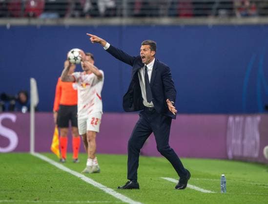 Football, Men, Season 2024 2025, Champions League League Phase, Matchday 2 , RB Leipzig Juventus Turin, Coach Thiago Motta Juventus Turin , 02 10 2024, Copyright: xSebastianxRäppold MatthiasxKochx
