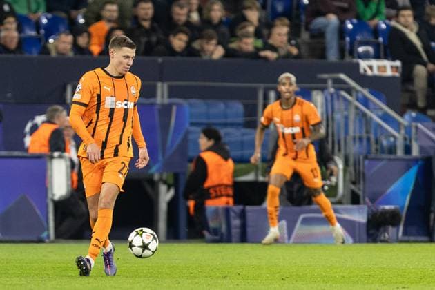 UEFA Champions League Shakhtar Atalanta 02 10 2024 Mykola Matviyenko Shakhtar, 22 UEFA Champions League Shakhtar Atalanta Arena AufSchalke, Gelsenkirchen 02 10 2024 Copyright: xBEAUTIFULxSPORTS Buriakovx