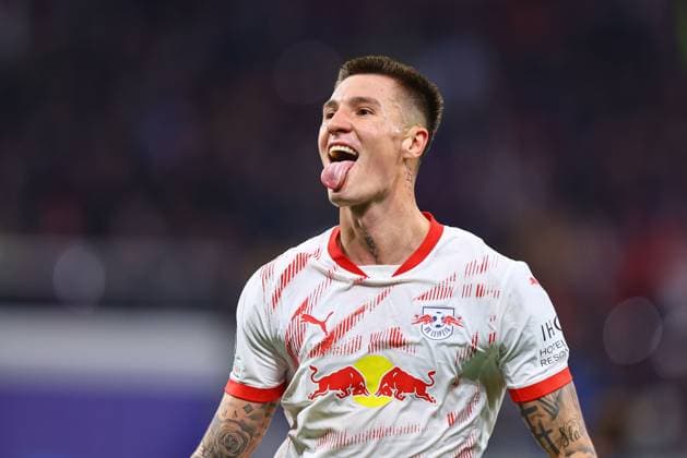 2024.10.02 Lipsk pilka nozna UEFA Liga Mistrzow sezon 2024 2025 RB Lipsk - Juventus Turyn N z bramka gol radosc na 1-0 Benjamin Sesko Foto Pawel Andrachiewicz PressFocus 2024.10.02 Leipzig Football - UEFA Champions League season 2024 2025 RB Leipzig - Juventus Torino bramka gol radosc na 1-0 Benjamin Sesko Credit: Pawel Andrachiewicz PressFocus NEWSPIX.PL --- Newspix.pl POLAND OUT!  20241002_PF_PA018