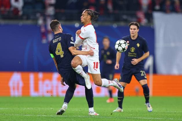 2024.10.02 Lipsk pilka nozna UEFA Liga Mistrzow sezon 2024 2025 RB Lipsk - Juventus Turyn N z Xavi Simons Foto Pawel Andrachiewicz PressFocus 2024.10.02 Leipzig Football - UEFA Champions League season 2024 2025 RB Leipzig - Juventus Torino Xavi Simons Credit: Pawel Andrachiewicz PressFocus NEWSPIX.PL --- Newspix.pl POLAND OUT!  20241002_PF_PA041