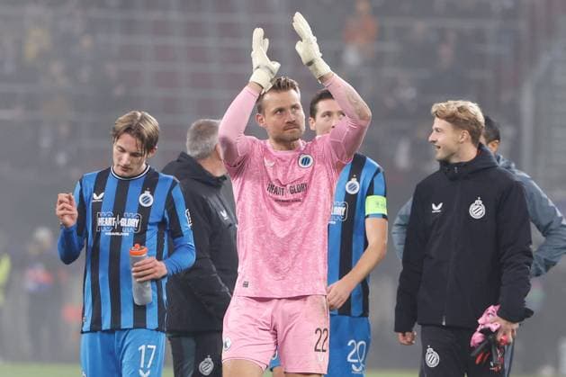 Sturm Graz v Club Brugge - UEFA Champions League KLAGENFURT, AUSTRIA - OCTOBER 02 : Mignolet Simon goalkeeper of Club Brugge pictured during the UEFA Champions League phase matchday 2 match between Sturm Graz and Club Brugge at the Worthersee Stadion on October 2, 2024 in Klagenfurt, Austria, 02 10 2024 Klagenfurt Austria  Copyright: xJanxDexMeuleneirx