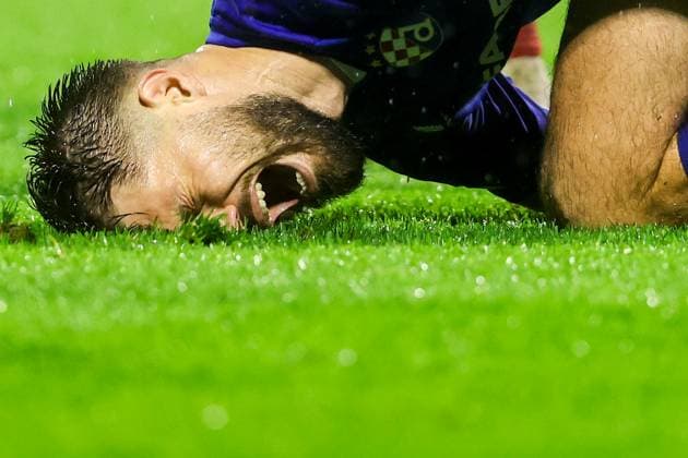 Sport Bilder des Tages GNK Dinamo v AS Monaco - UEFA Champions League 2024 25 League Phase MD2 ZAGREB, CROATIA - OCTOBER 2: Bruno Petkovic of Dinamo Zagreb reacts during UEFA Champions League 2024 25 League Phase MD2 match between GNK Dinamo v AS Monaco at Maksimir Stadion on October 2, 2024 in Zagreb, Croatia.  LukaxStanzl PIXSELL