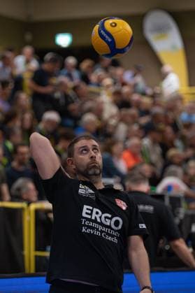 Aachen, Germany, October 02, 2024: Riccardo Boieri (Head Coach of SC Potsdam) during the 1. Bundesliga Frauen game between Ladies in Black Aachen and SC Potsdam at the Hexenkessel in Aachen, Germany (Martin Pitsch SPP) Copyright: xMartinxPitschx xSPPx spp-en-MaPiSp-20241002_DSC7875-Enhanced-NR_NIKON Z 6_20241002-LIBvSCP