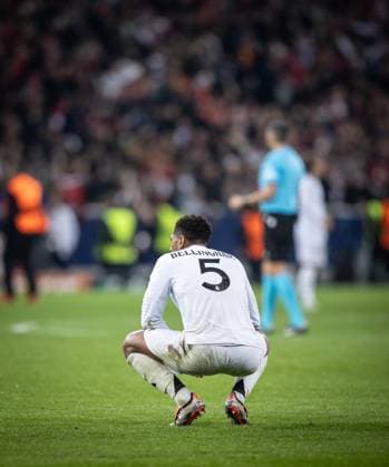 Lille vs Real Madrid Bellingham (Real Madrid) in action during the game against Lille valid for Champions League at the Pierre Mauroy stadium, in Lille, today October 2, 2024. Copyright: xx _RR_0691