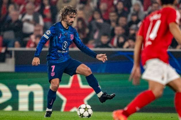 Antoine Griezmann of Atletico during the UEFA Champions League 2024 25 football match between SL Benfica and Atletico Madrid at Estadio da Luz in Lisbon, Portugal (Pedro Loureiro SPP) Copyright: xPedroxLoureiro SPPx spp-en-PeLo-pedroloureirobenxmad670