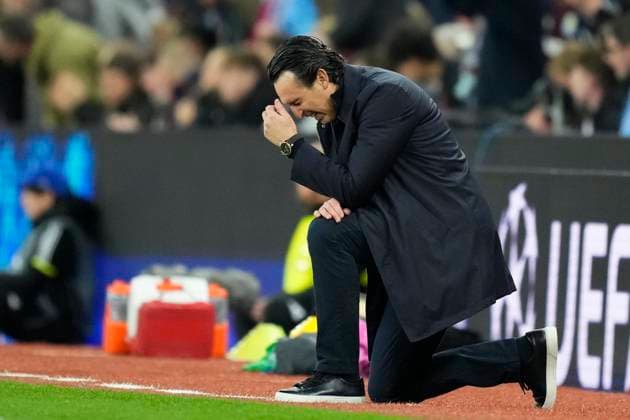 Aston Villa FC v FC Bayern München - UEFA Champions League 2024 25 League Phase MD2 Unai Emery head coach of Aston Villa reacts during the UEFA Champions League 2024 25 League Phase MD2 match between Aston Villa FC and FC Bayern München at Villa Park on October 2, 2024 in Birmingham, England. Birmingham England United Kingdom  Copyright: xJosexBretonx originalFilename:bretonhernandez-astonvil241002_npaG3.jpg
